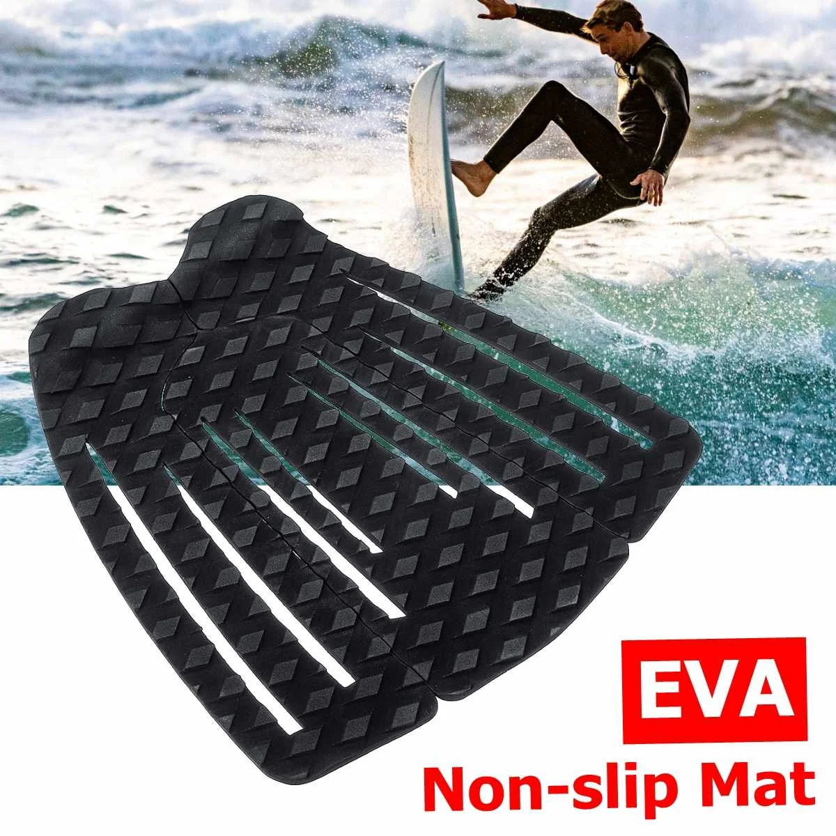 3 шт./компл. EVA подкладка для серфинга Противоскользящий Тяговый коврик для серфинга наружные водные виды спорта, серфинг палубный захват мат противоударные накладки на доску для серфинга