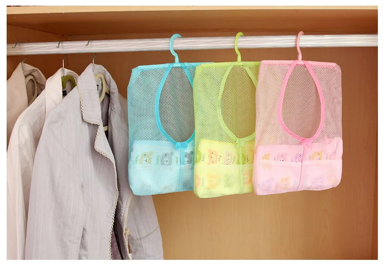 2 шт. подвесной шкаф Органайзер для домашнего гардероба носки для белья накладные карманы на кровать дверная полка для душа сетка для хранения