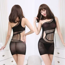 Сексуальные женские Комбинезоны S сетка боди мини платье детские куклы нижнее белье ажурное женское сексуальное платье для сна