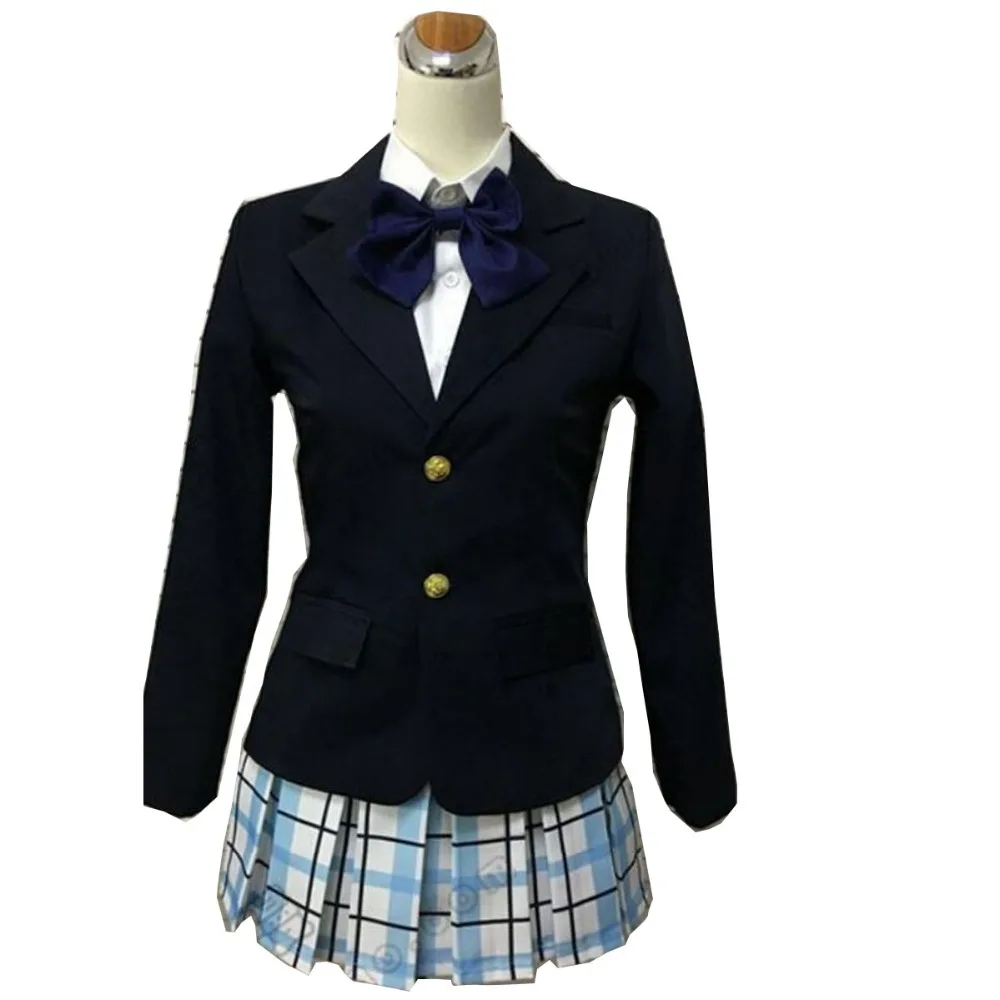 Аниме A Silent Voice Koe no Katachi a shape of light Uniform Сейлор платье японское аниме школьная форма