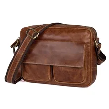Men Messenger Bags Genuine Leather Shoulder Bag Famous Brand Business Travel Vintage Casual Crossbody Bag Male Shoulder Bags Men Messenger Bags Genuine Leather Shoulder Bag Famous Brand Business Travel Vintage Casual Crossbody Bag Male Shoulder Bags