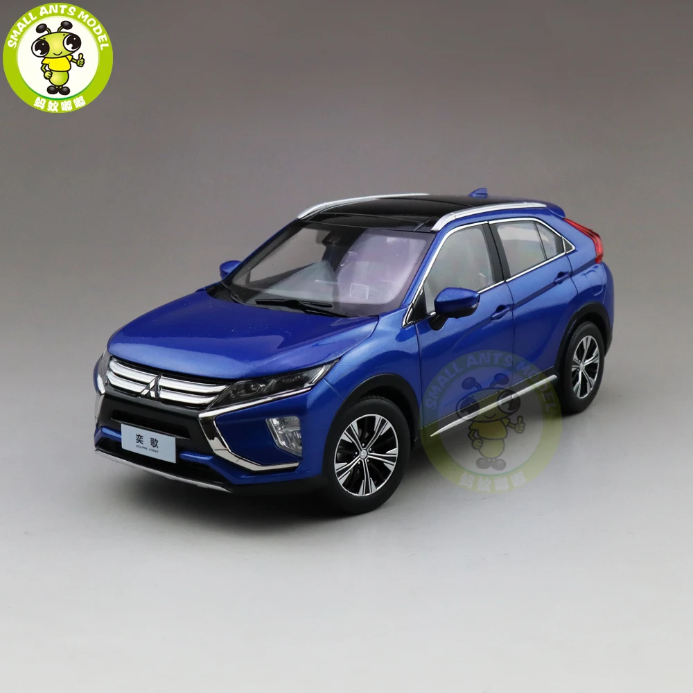 1/18 Mitsubishi ECLIPSE CROSS SUV автомобиль из литого металла модель SUV игрушки Дети подарок для мальчика девочки Коллекция синий