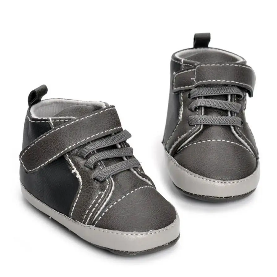 Обувь для младенцев Мода 2017 г. для новорожденных Обувь для девочек Обувь для мальчиков Обувь для младенцев мягкая подошва против