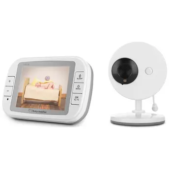 

851 baby phone camera bebe 3.5 inch TFT LCD baby alarm IR Night Vision Temperature Sensor 4 Lullabies Baby Intercom
