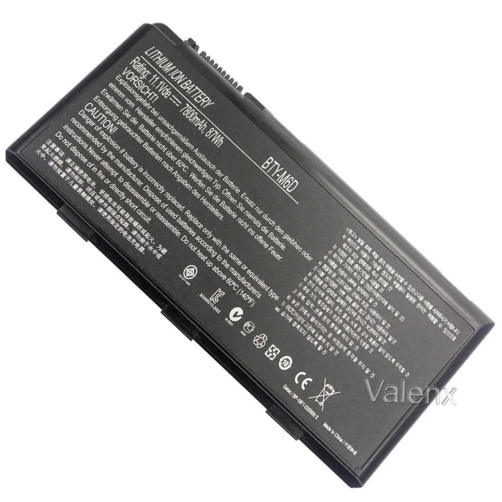 Аккумулятор для ноутбука MSI GT660 GT663 GT683 GT685 GT70 GT780 GT783 GX60 GX660 GX680 GX780|laptop battery|for msibattery for