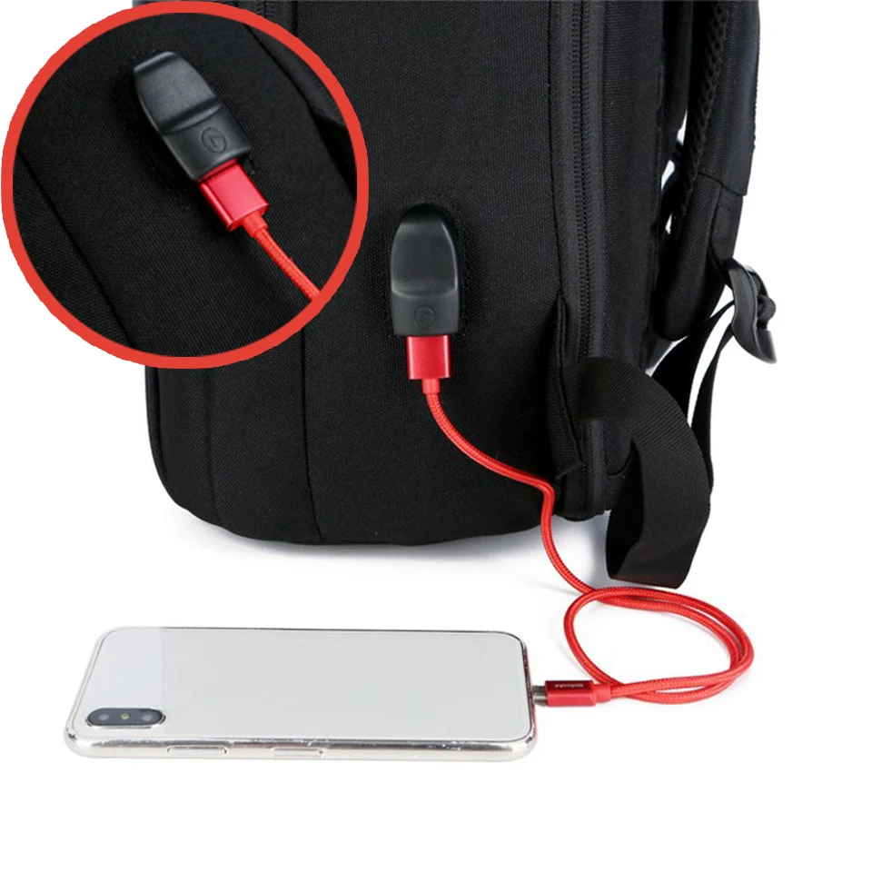 Waterproof Laptop Backpack Bag Men Women Male School Backpacks Large 15.6 Notebook USB Travel Bagpack Black Boy Girls Back Pack