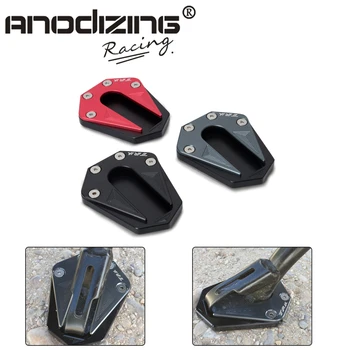 

Motorcycle CNC Aluminum Foot Kickstand Extension Support Pad Plate Side Stand Enlarger For Benelli TRK 502 TRK502 2017-2018