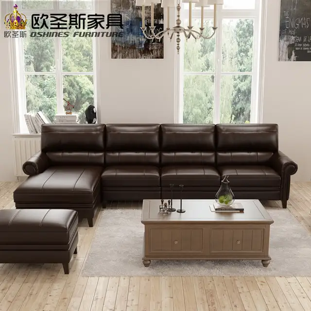 Online 7 Seater Sofa Set Bovine Leather American Style Placeholder 7 Seater Sofa Set Bovine Leather American Style Sectional Heated Sleeper