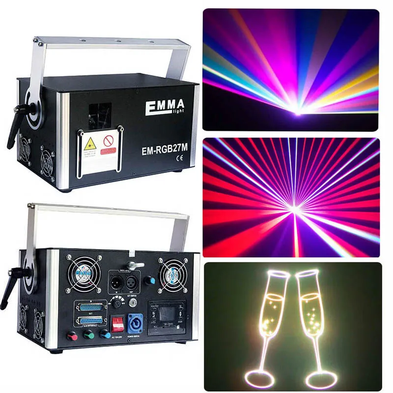 

Hot Sale 2CH DMX-512 LED Stage Light Par 4W RGB Lighting With ilda Controlfor Laser Projector Party Club DJ House Disco