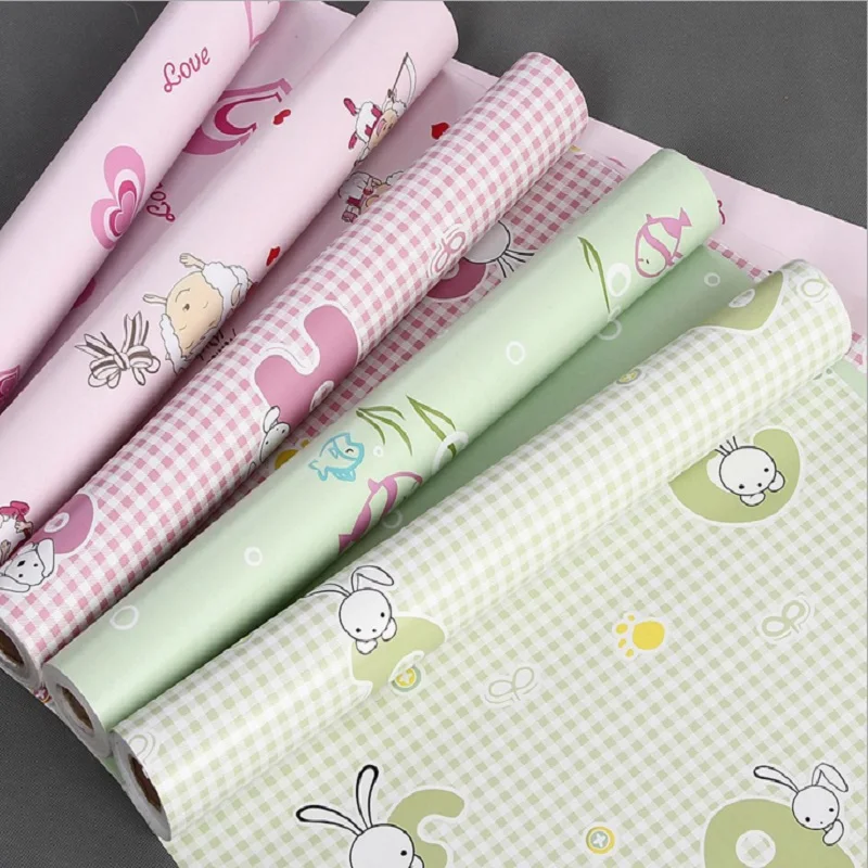 10 m * 45 سنتيمتر PVC الفينيل الكرتون ذاتية اللصق صبي فتاة الأطفال غرفة نوم النوم للماء خزانة سطح المكتب خلفيات ملصقات جدار