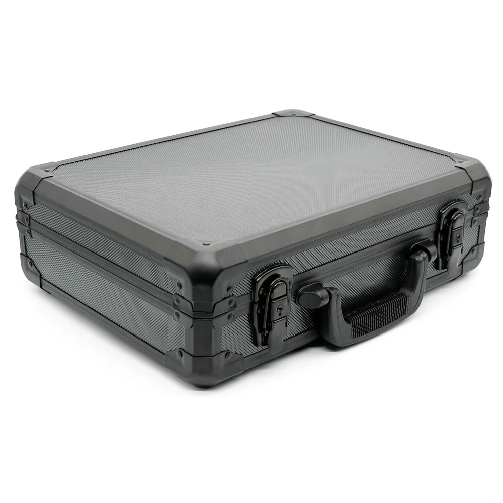 Portable Aluminum Tool Box Impact Resistant Safety Case with Pre-cut Foam Lining