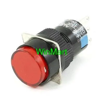 3pcs Red Round 1NO 1NC 5 Pins Momentary Push Button Switch AC 250V 3A DC 30V 5A | Обустройство дома