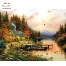 Золотое панно, сделай сам, полный, алмазная вышивка, фото на заказ, алмазная живопись, вышивка крестиком, 3D, Алмазная мозаика, украшение, Рождество 0718