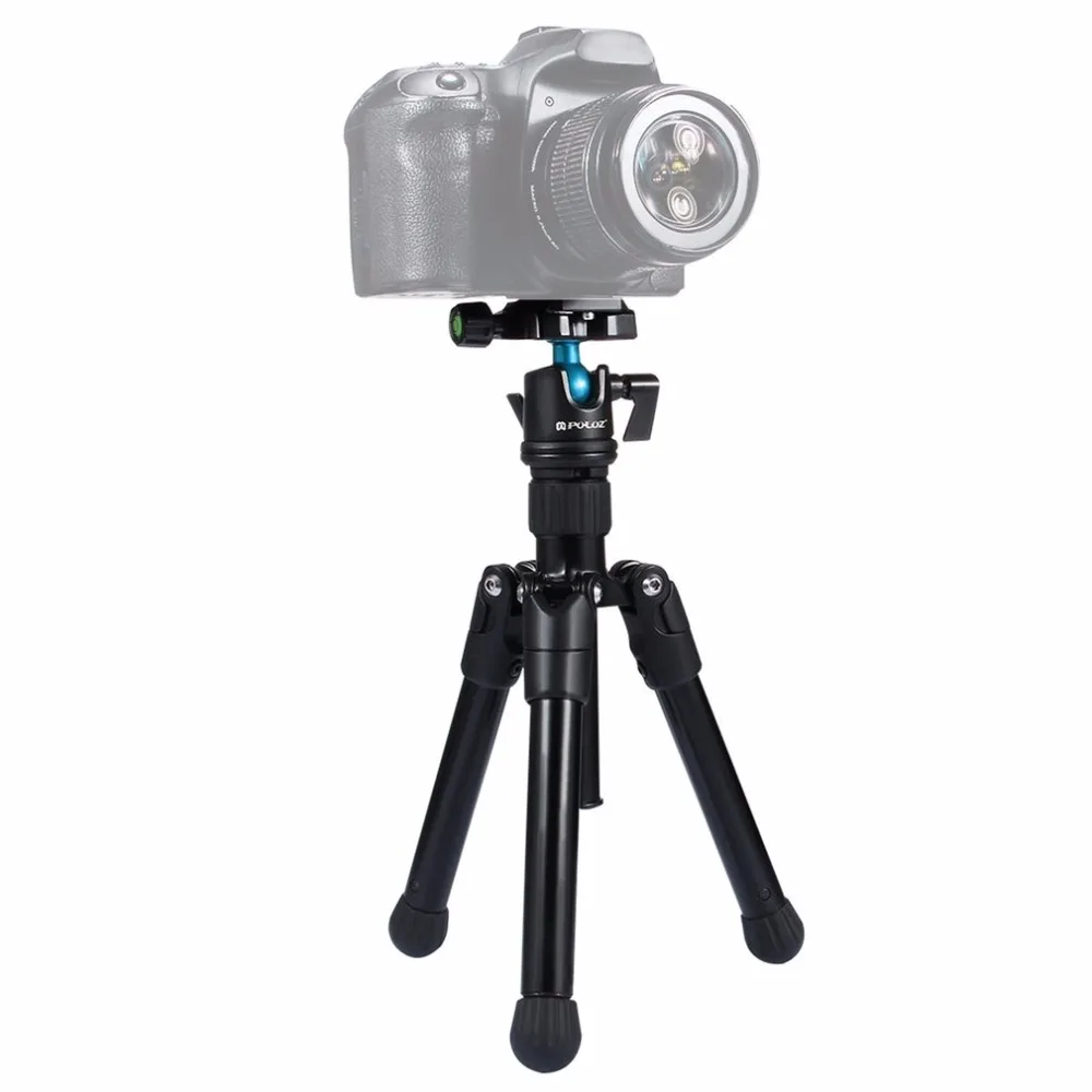 

PULUZ Professional Mini Metal Tripod Mount With 360-degree Ball Head Holder Stand Mount Tripod Compatible Photography Supply