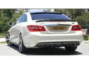 W207 AMG стиль углеродного волокна автомобиля задняя крыша спойлер крыло для Mercedes-Benz W207 E200 E260 E350 купе 2010