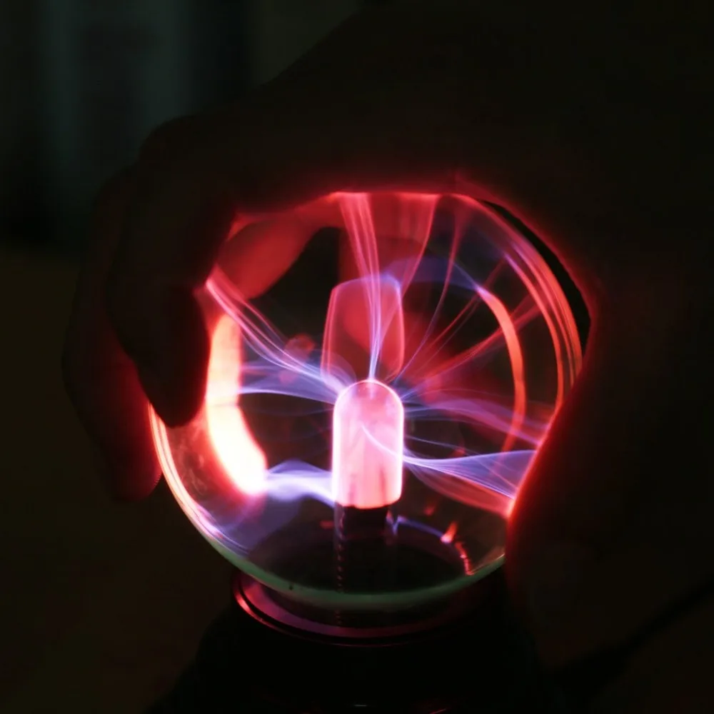 3 дюйма Магия USB Plasma Ball Сфера свет магия плазменный шар кристалл прозрачный свет лампы украшения дома Одежда высшего качества