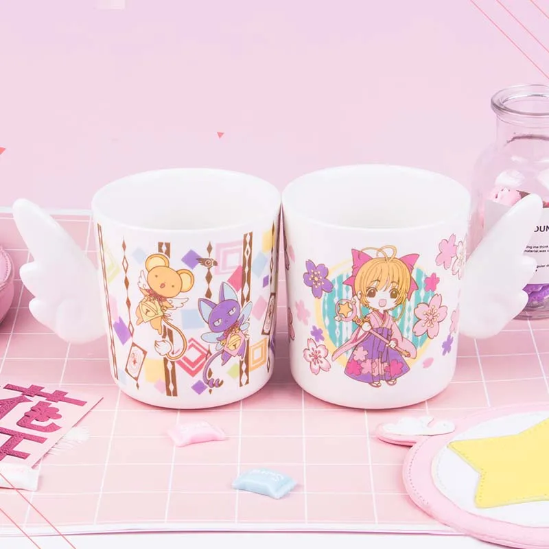 Аниме карта captor cardcaptor sakura прозрачные карты KINOMOTO SAKURA крыло кружка