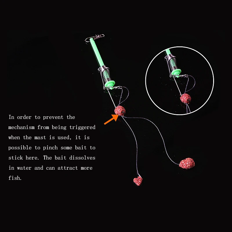 Автоматический рыболовный двойной крючок, взрывной крючок, удобные рыболовные снасти, рыболовные снасти универсальные
