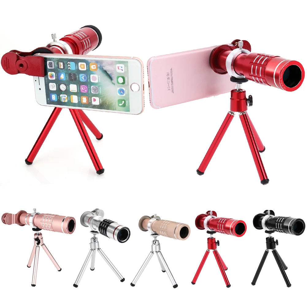 ALLOET 18X Zoom Phone Monocular Telescope Telephoto Camera