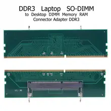 DDR3 так DIMM для настольных адаптер DIMM Разъем памяти адаптер RAM карты 240 до 204P компьютер устройство чтения карт памяти адаптер карты
