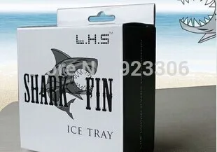 200 шт./лот Пейте Партия Лоток Льда Прохладный Акула Fin Форма Заморозка Ice Cube Ice Mold Maker Плесень G16