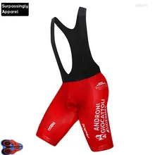 Высококачественная гелевая прокладка 9D Pro Red ANDRONI Велоспорт нагрудник шорты ударопрочный MTB дорожный лайкра мужские велосипедные шорты Горный Ciclismo