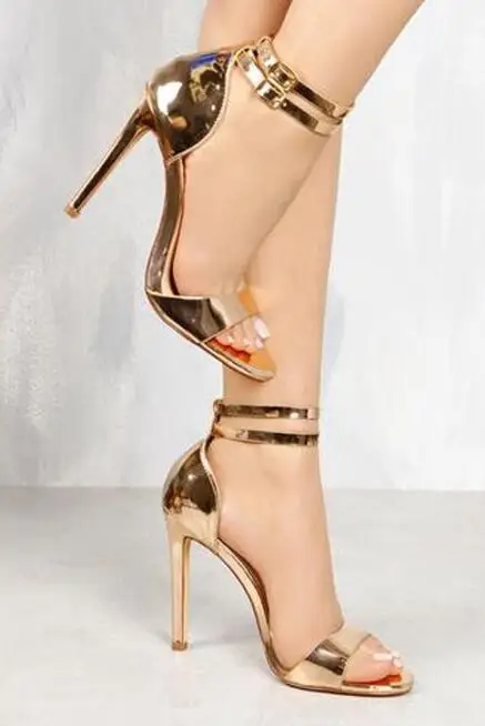 Un Modo Vestito Alto Da Picture Picture Sexy Open Cinghia Sera As as Patent Dalla Sandali Di Disegno Nuove Ankle Scarpe Donne Toe Leather Strap Tacco rsdthQ