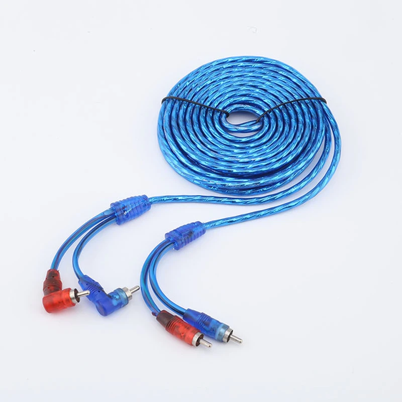 

1PC RCA Phono Y Splitter Lead Adapter Cable Connector Car Audio 5m Cable Wire Free Shipping