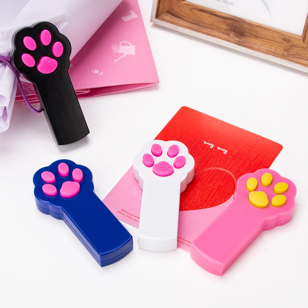 Новое поступление коготь забавный кот Интерактивная Автоматическая красная лазерная указка Упражнение игрушка для развлечения продукт для домашних животных