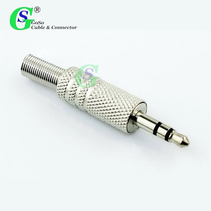 

10 pcs 1/8 3-Pole 3.5mm Male Repair Jack Plug Audio Solder DIY adapter