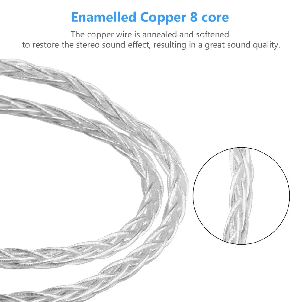 3 5 Jack 90 Degrees Headphone Hifi 3 5mm Balance Plug Audio Connector Headphone Upgrade Wire Silver DIY AUX Extension Cable