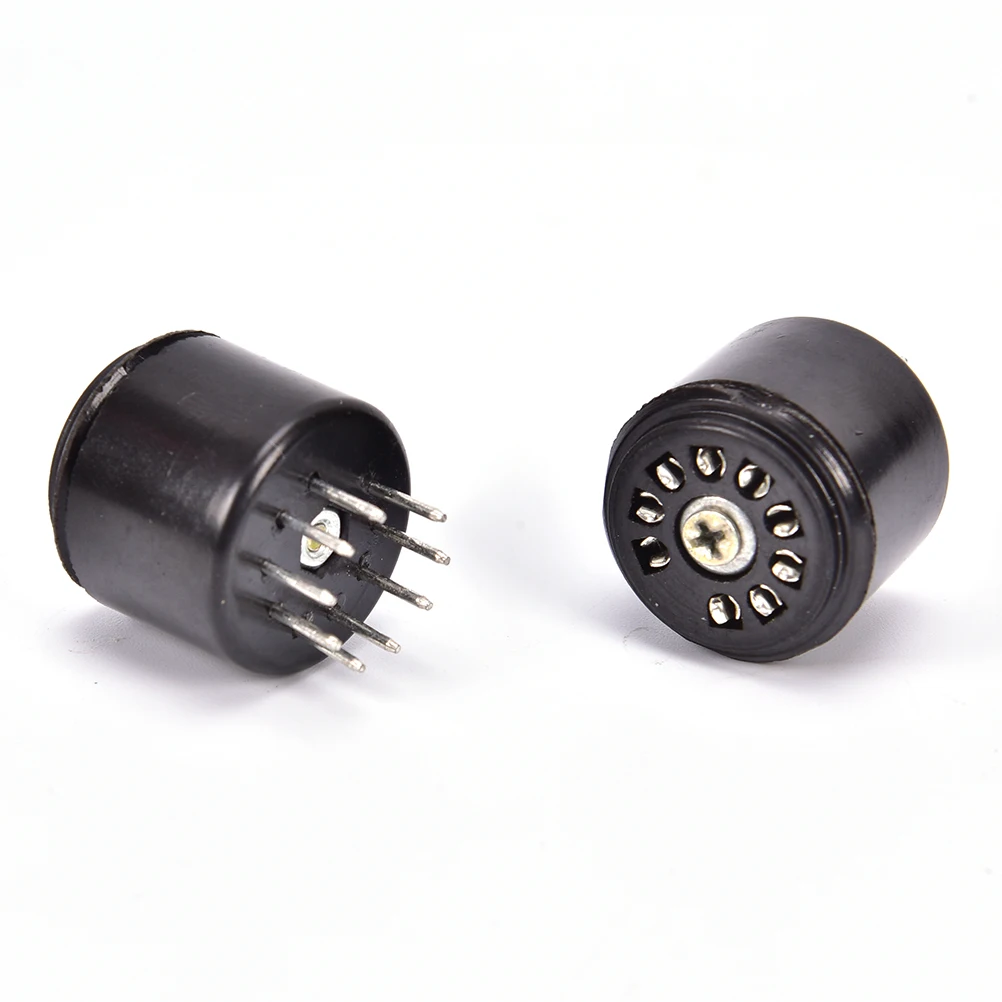 

9 Pin 1500V Bakelite Vacuum Tube Saver Base For 12AX7 12AU7 ECC82 ECC83 Amps Black Electrical Plugs s