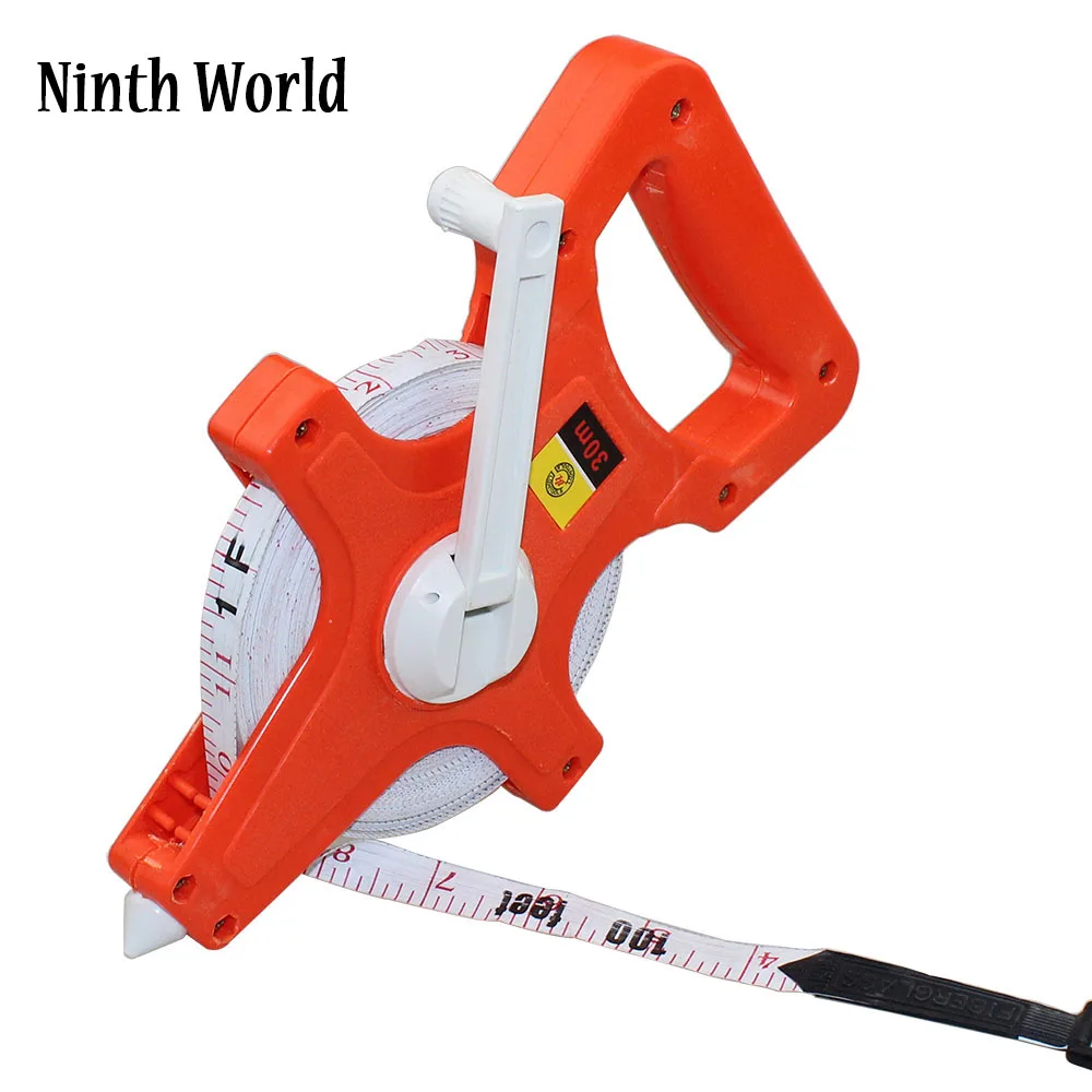 Kermitcrainean Comprare 1 Pz 30 M 100ft 50 M 165ft 100 M 330ft Metro Aperta Bobina Fiberglass Tape Measure Pollici Scala Metrica Resistente Agli Urti Abs Strumenti Di Misura Economici Prezzo Online