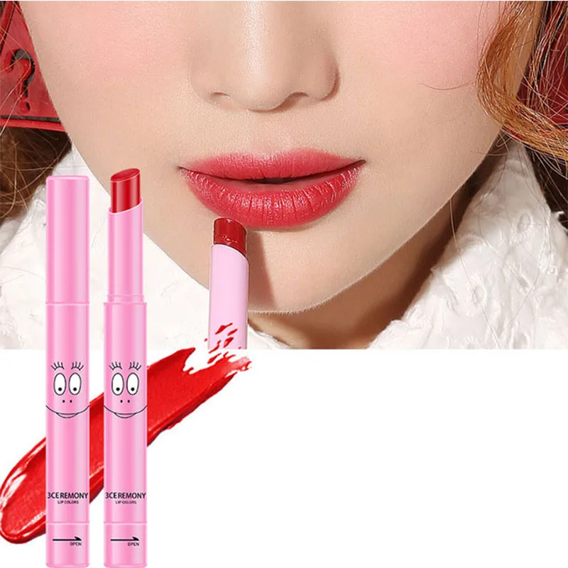 

Oblique lipstick long lasting no fading silky moisturizing non-marking make up nude lipstick