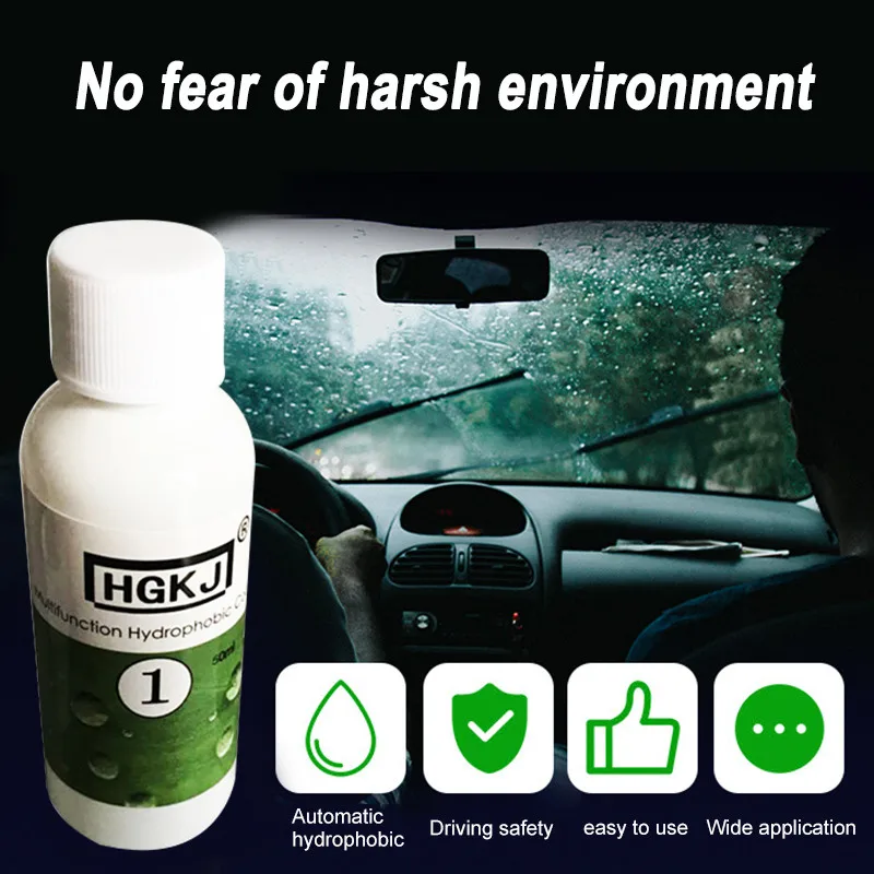 

Auto Cleaning Window Cleaner HGKJ-1-20ml rainproof nano-hydrophobic coating car paint hydrophobic coating Car Accessories TSLM1