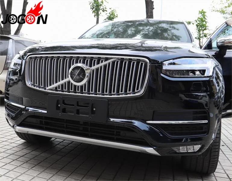 Для Volvo XC90 ABS хромированная решетка Передняя противотуманная фара ВЕКО для бровей рельефная Накладка для отделки