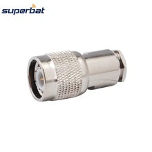 Superbat 10 шт. радиочастотный разъем TNC зажим штекер для коаксиального кабеля RG58, RG142, LMR195