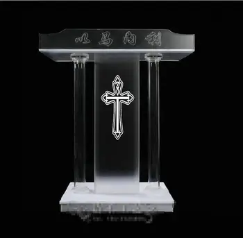 شراءالشحن مجانا موضة جديدة نمط تصميم الملونة الحديثة الاكريليك المنصة ، شفافة الاكريليك زجاج المنصة ، متجمد أكريليك المنصة