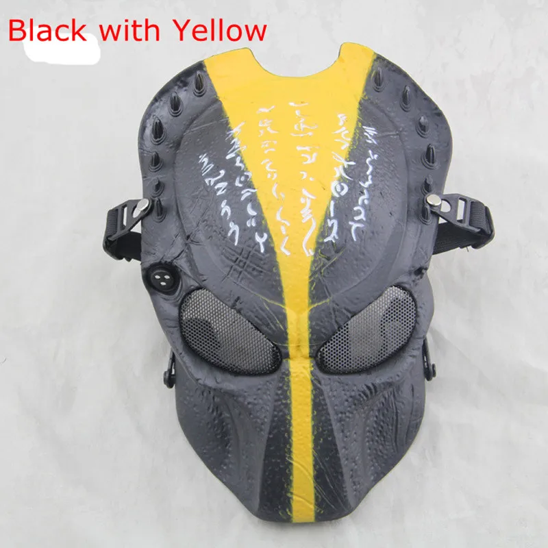 

Free Shipping Paintball Mask Predator Halloween Masquerade Cosplay Costumes CS Game Outdoor Protection Helmet Army of Two Masks