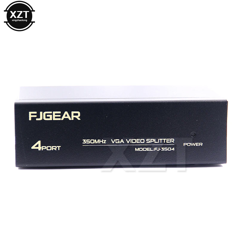 1 шт. 4 порта VGA сплиттер HD VGA Видео обмен 1-в-1-4-out 350 МГц 15HDF 60 м высокая частота 2048*1536 источник питания