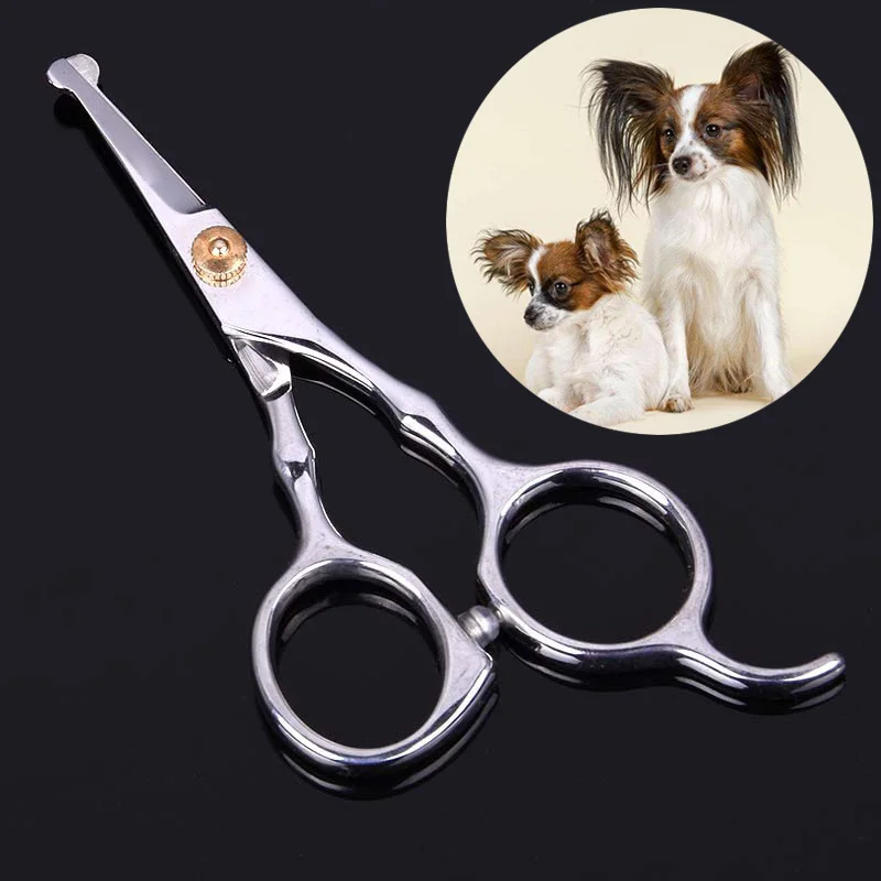 

13.5cm Pet Dog Safety Rounded Tips Scissor Kits Grooming Thinning Animal Cutting Scissors Tool Dogs Pet MAL999