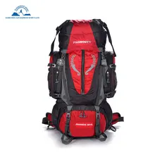 Large Storage Bag 65L Unisex Multifunction Waterproof Travel Outdoor Backpack for Climbing Mountaining Hiking Rucksacks Camping