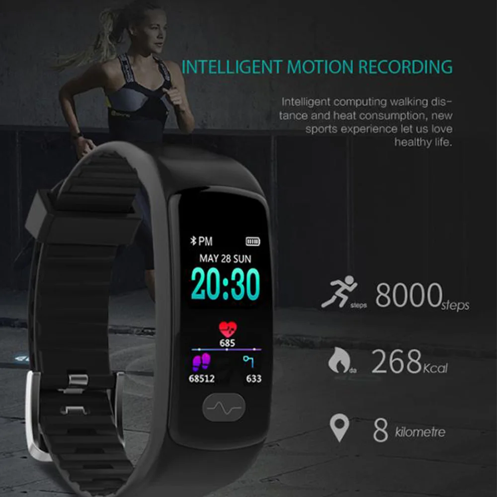 Часы Timethinker E07 Smartwatch ECG PPG Браслет фитнес трекер кровяное давление пульсометр