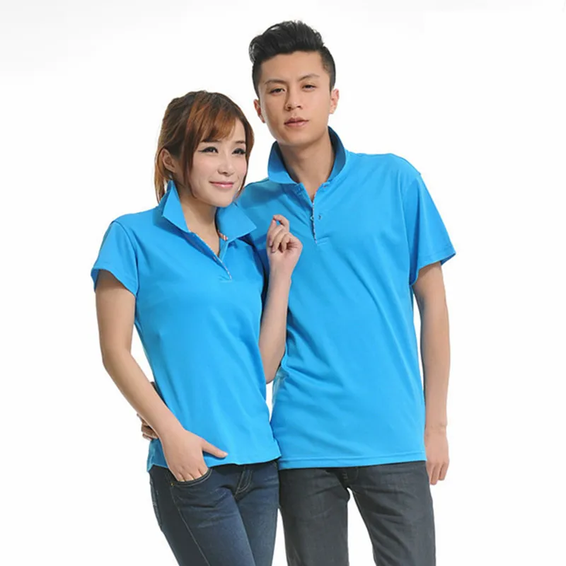 Couple s Polo Shirt Men and Women Blank Solid Color Polos Couple s Polo Shirt Men and Women Blank Solid Color Polos