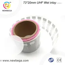 10 шт. UHF RFID бирка Alien 9662 H3 влажная инкрустация Наклейка 73 мм* 20 мм UHF Антенна используется для торгового автомата Быстрая