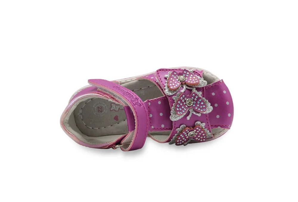 Apakowa/летние сандалии для девочек ортопедическая обувь для малышей обувь из искусственной кожи на плоской подошве для маленьких девочек с супинатором, европейские размеры 20-25, Новинка