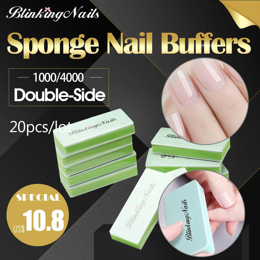 Buy BlinkingNails 20pcs/lot Mini Nail Buffers Blocks