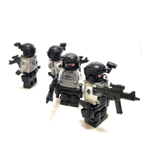 RRT Hong Kong Railway Response Team строительные блоки оружие городская полиция playmobil военные