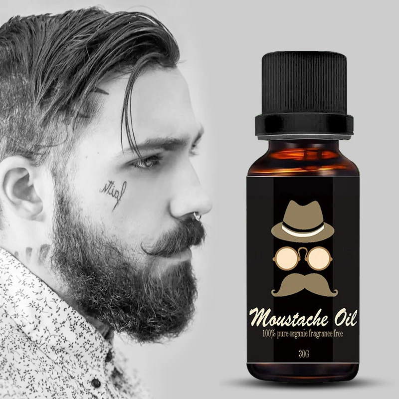 Natural Moisturizing Men Beard Oil Styling Beeswax Smoothing