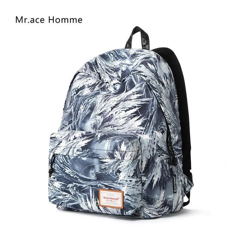 Mr Ace Homme Brand Backpack Men Leisure Printing Bag Women College School Backpacks For Teenage Girls Backpack Travel Knapsack Backpack For Teenagers Backpacks For Teenage Girlsbackpack Brand Aliexpress